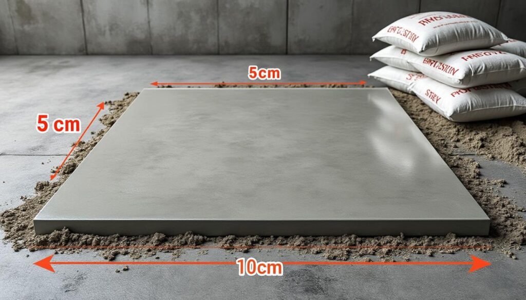 découvrez combien de sacs de béton tout prêt sont nécessaires pour 1 m² en fonction de l'épaisseur souhaitée. guide pratique pour vos travaux de construction et rénovation.