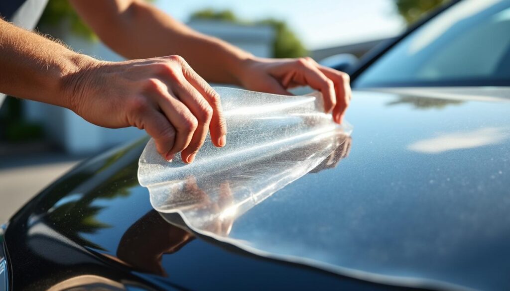 découvrez une méthode efficace pour enlever un film protecteur endommagé par le soleil et retrouver une surface propre en toute simplicité.