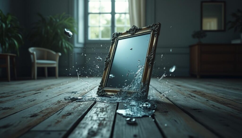 découvrez la signification spirituelle et symbolique des miroirs qui tombent seuls, un phénomène mystérieux chargé de messages et d'interprétations.