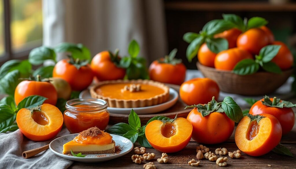 découvrez les bienfaits du fruit kaki persimmon, ses différentes variétés et comment l'utiliser en cuisine pour des recettes savoureuses et santé.