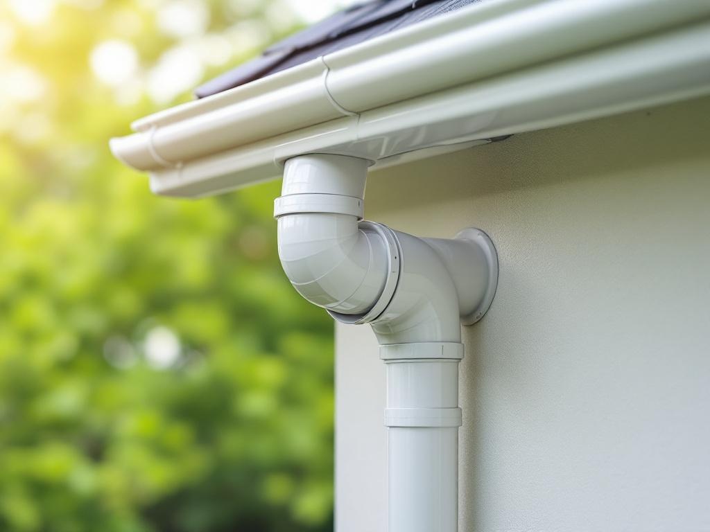 Cache tuyaux coudé fendu pour gouttières