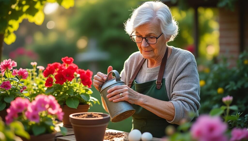 découvrez une recette de grand-mère efficace pour avoir de beaux géraniums grâce à 3 astuces simples et naturelles. embellissez votre jardin facilement !