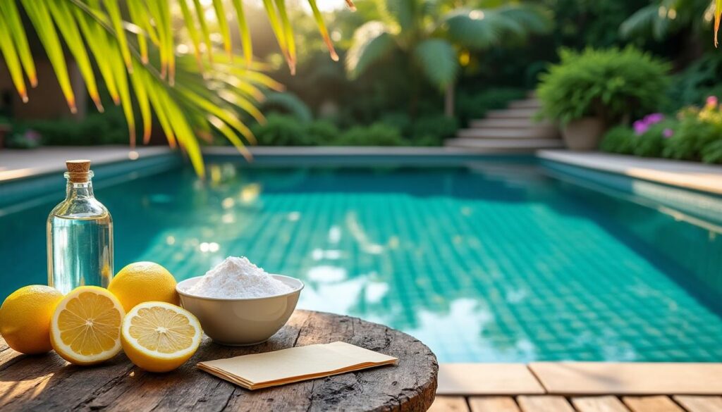 découvrez un remède de grand-mère efficace et naturel pour traiter l'eau verte de votre piscine et retrouver une eau claire et saine facilement.