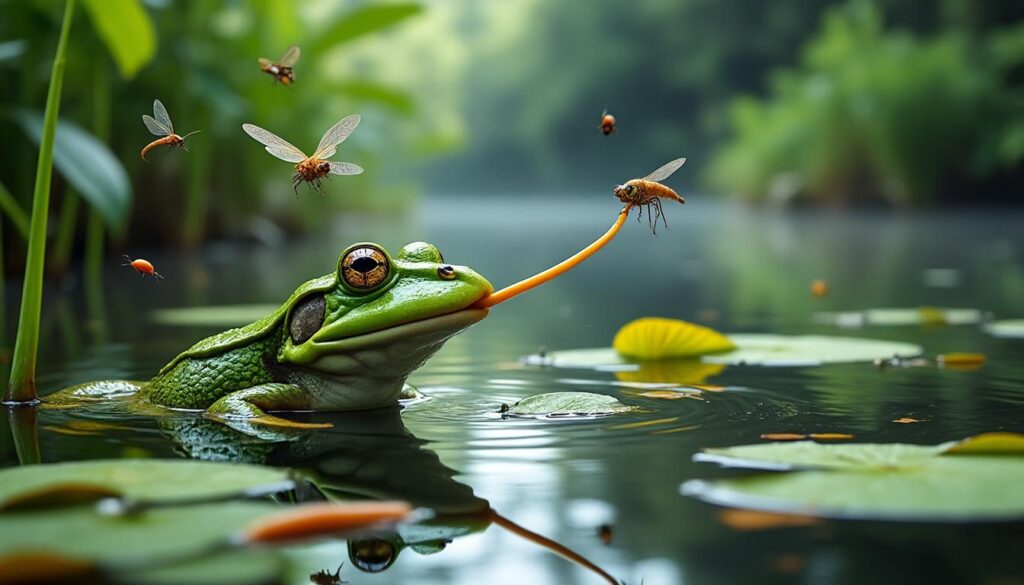 découvrez ce que mange une grenouille dans un bassin, ses aliments préférés et ses habitudes alimentaires pour mieux comprendre cet amphibien fascinant.