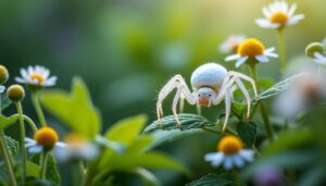 découvrez comment identifier l'araignée blanche, son habitat naturel et son rôle bénéfique au jardin pour un écosystème équilibré.
