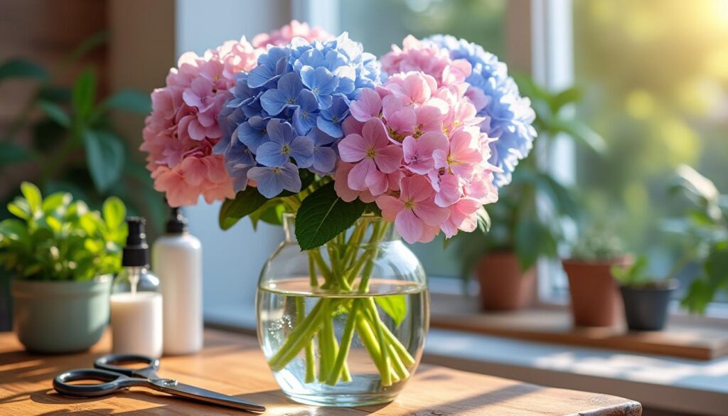 découvrez nos astuces efficaces pour conserver vos fleurs d'hortensia dans un vase plus longtemps et profiter de leur beauté durable.