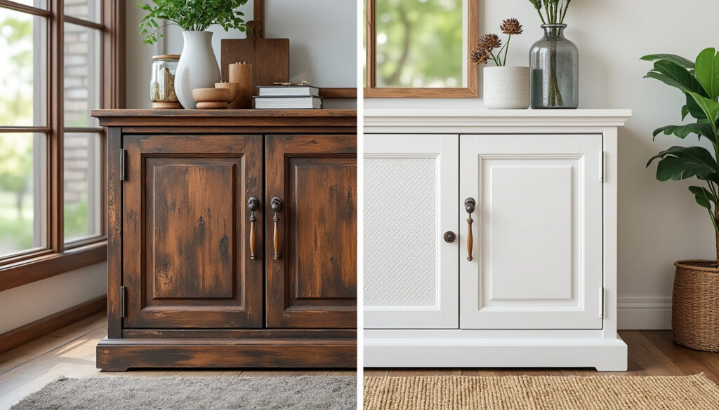 découvrez des idées inspirantes de relooking de meubles avec des transformations avant-après réussies pour donner une nouvelle vie à vos meubles.