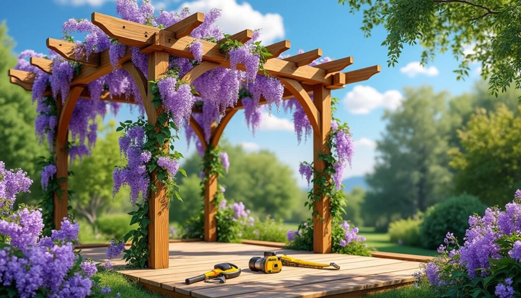 découvrez notre guide pratique pour fabriquer une pergola idéale à la culture de la glycine, avec des conseils étape par étape pour réussir votre projet.